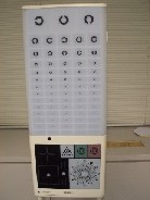 Visual acuity testing